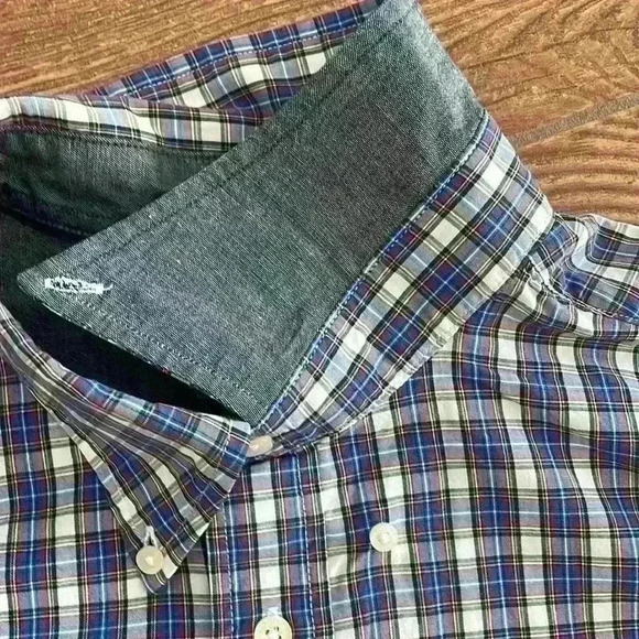 Tommy Hilfiger XL/TG Button front/Collar Mens LS Excellent Condition Red,Wht/Blu - Picture 5 of 6